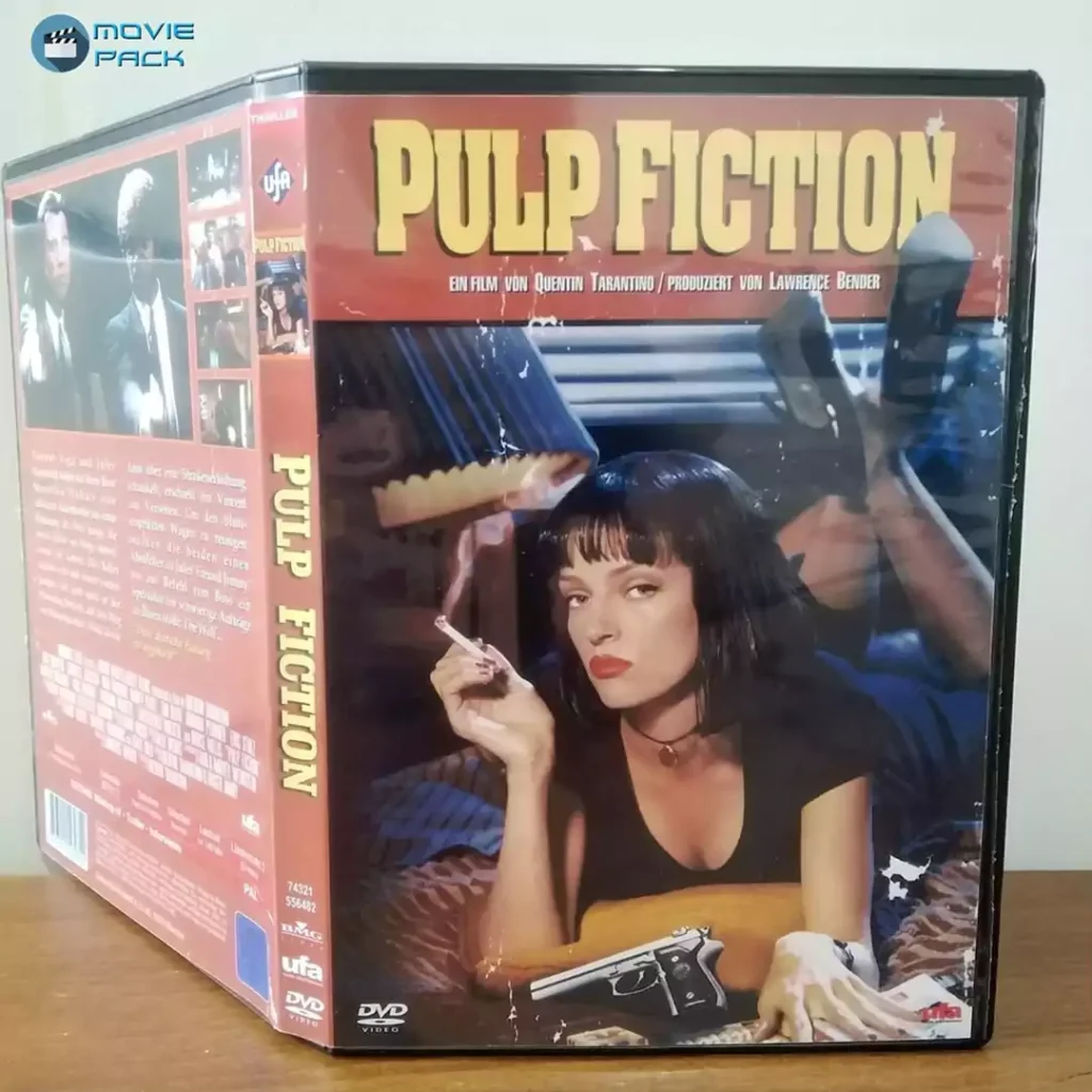 جلد فیلم Pulp Fiction 1994 نسخه DVD با دوبله فارسی و زیرنویس