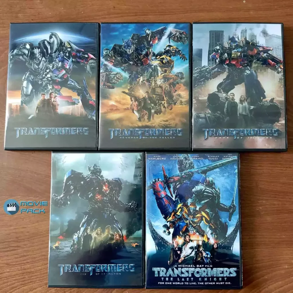 پک فیلم Transformers Collection شامل نسخه DVD و 1080p Full HD