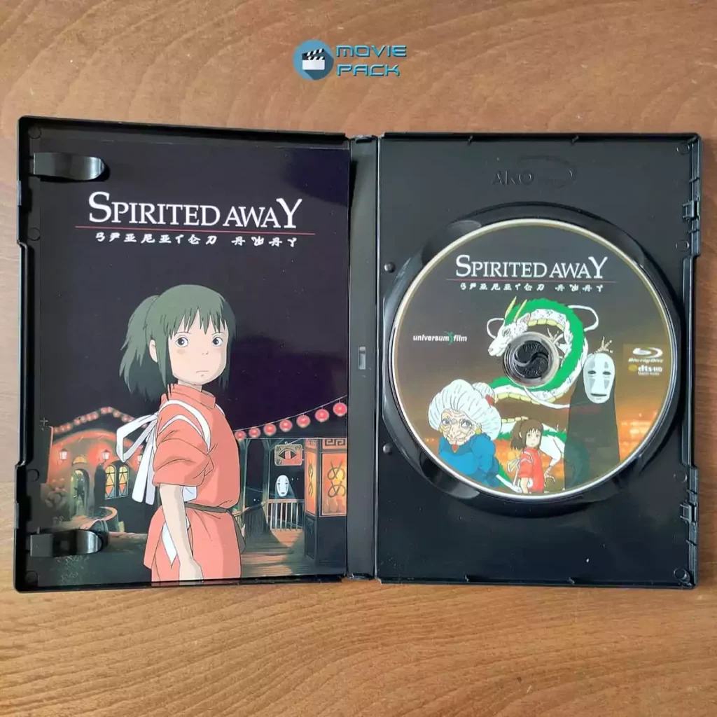 کاور فیلم شهر اشباح Spirited Away 2001 اثر هایائو میازاکی DVD